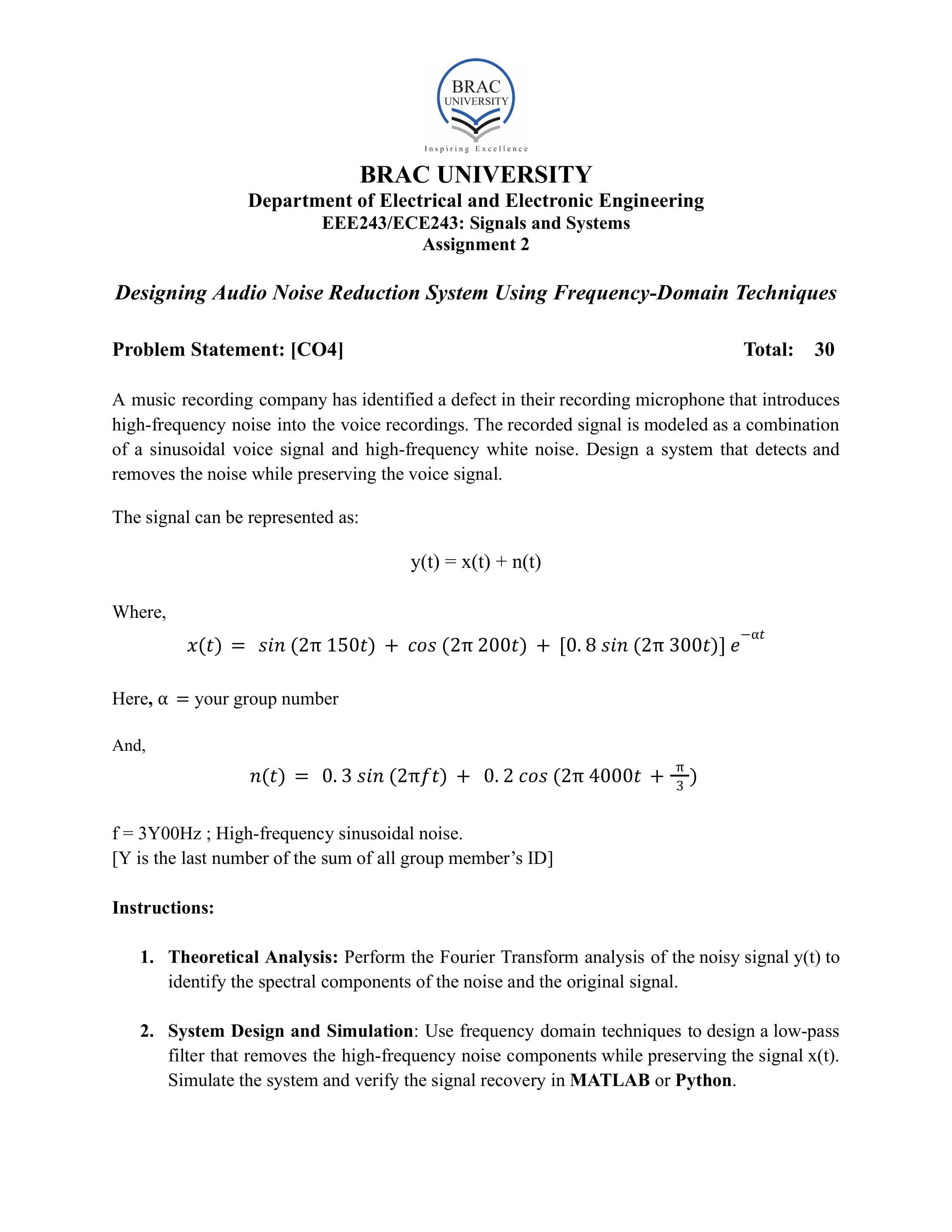 EEE243 | BracU | Project Report preview 1